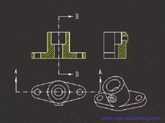 Basic knowledge of mechanical part drawing--section view